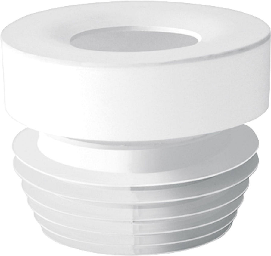 Raccord droit de WC Ø 100-110 mm, couleur blanc