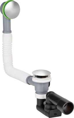 Garniture d'écoulement de baignoire Laiton Type Clicker 70x11/2" avec siphon