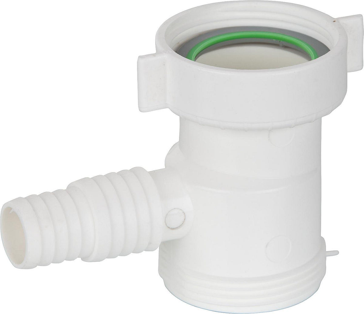 Pièce de raccordement 1 1/2" PP avec raccord de tuyau