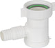 Pièce de raccordement 1 1/2" PP avec raccord de tuyau