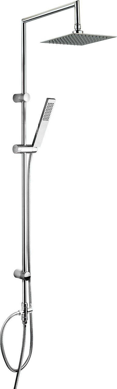 Duschsäule Eskil mit Handbrause und Kopfbrause 200x200mm Chrom