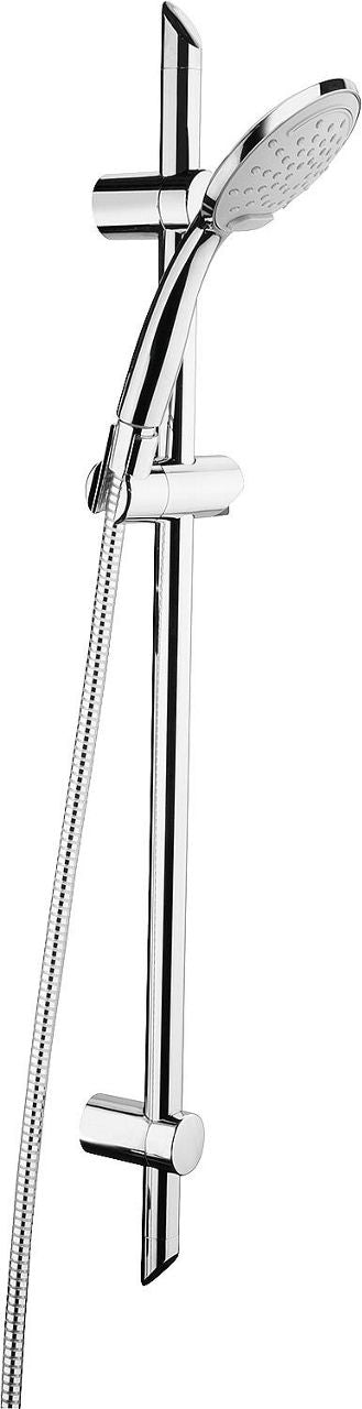 Kit de douche Estada 750 mm, 2 jets Ø 110 mm chrome, support mural réglable en hauteur