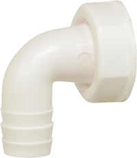 Bec de tuyau 3/4" / 90° convient pour tous les siphons PP blanc