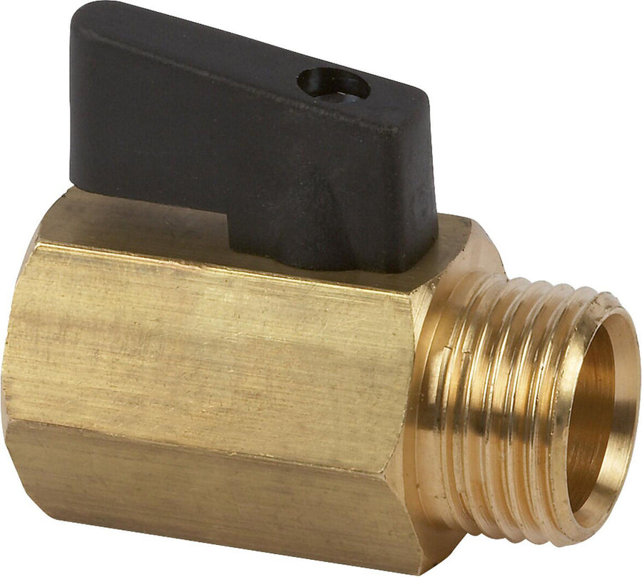 Robinet à boisseau sphérique d'arrêt KV 150 1/2" femelle x 1/2" mâle pour pompe R 1/2"