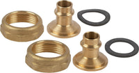 Kit de vissage 1 1/4" écrou-raccord x 15 mm à sertir pour pompe sanitaire