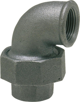 Raccord en fonte malléable, noir Raccord coudé (FF x Mâle) type 98 (F/F) [93 087 63]