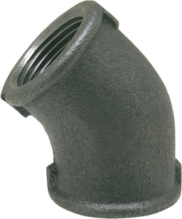 Raccord en fonte malléable, noir Raccord coudé (FF x Mâle) type 98 (F/F) [93 087 90]