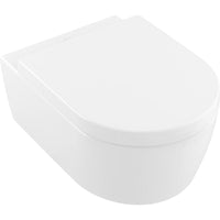 Pack combiné V&B Avento WC suspendu à fond creux sans bride de rinçage + Abattant WC fermeture douce, blanc