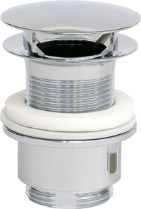 Bonde de vidage sur tige "Laterna" sans trop-plein 60 mm avec bouchon fixe
