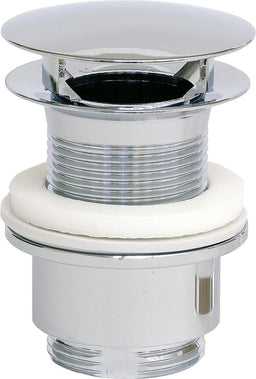 Bonde de vidage sur tige "Laterna" sans trop-plein 60 mm avec bouchon fixe