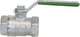 Robinet à boisseau sphérique eau potable Giacomini femelle × femelle PN 16, poignée à levier