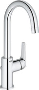 Mitigeur de lavabo Grohe Bauflow L-Size saillie 140 mm chromé