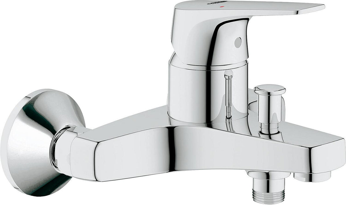 Mitigeur bain/douche apparent Grohe Bauflow saillie 131 mm chromé