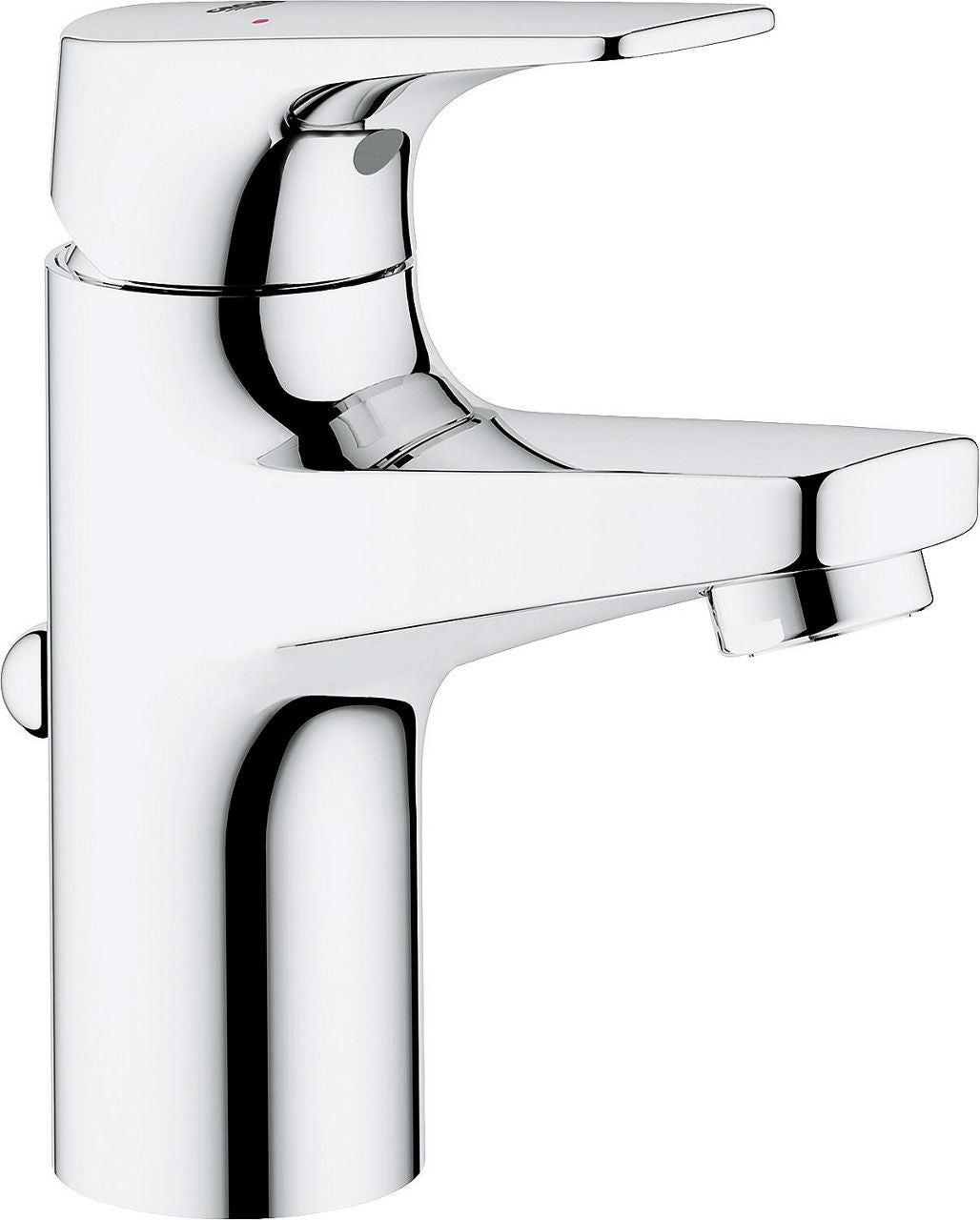 Mitigeur de lavabo Grohe Bauflow S-Size chromé avec limiteur de température