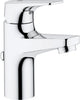 Mitigeur de lavabo Grohe Bauflow S-Size chromé avec limiteur de température