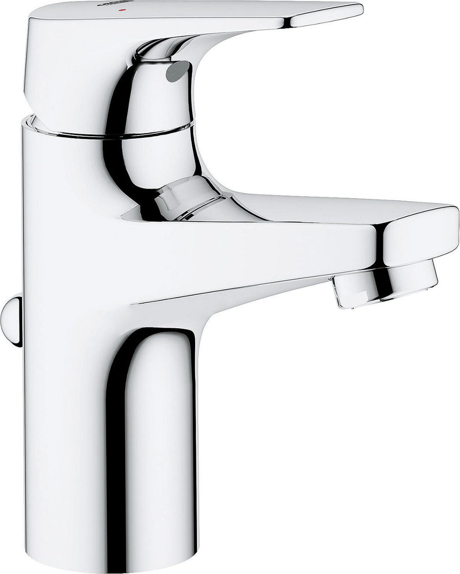 Mitigeur de lavabo Grohe Bauflow S-Size chromé avec limiteur de température
