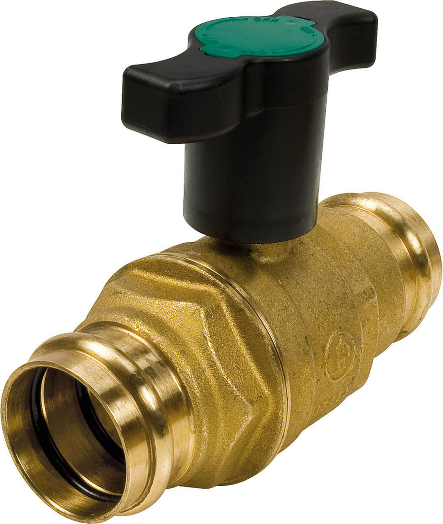 Robinet à boisseau sphérique eau potable Giacomini à sertir × à sertir, poignée en T plastique
