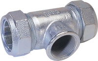 Té de compression en fonte malléable Type T pour eau et gaz Gebo