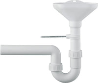 Siphon entonnoir avec fixation murale