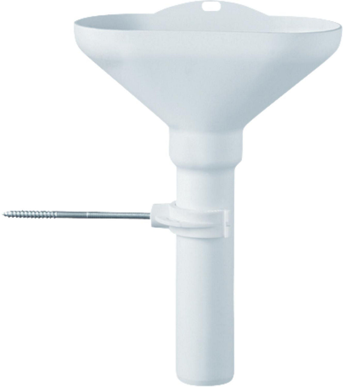 Entonnoir en plastique avec tube de réglage pour eau de fuite support mural inclus Otto Haas DN 40