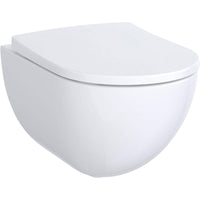 WC suspendu à fond creux Geberit Acanto blanc, sans bride de rinçage L x P x H:350x510x335mm