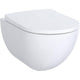 WC suspendu à fond creux Geberit Acanto blanc, sans bride de rinçage L x P x H:350x510x335mm