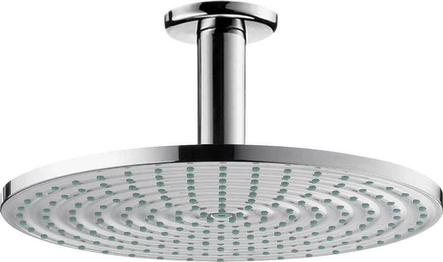 Pomme de douche Hansgrohe Raindance AIR 1 jet Ø 240 mm chromé avec Air-Injection-Technologie avec raccord plafond