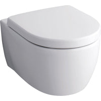 WC suspendu à fond creux Geberit iCon blanc, sans bride de rinçage L x H x P : 355x330x530mm