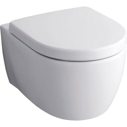 WC suspendu à fond creux Geberit iCon blanc, sans bride de rinçage L x H x P : 355x330x530mm