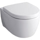 WC suspendu à fond creux Geberit iCon blanc, sans bride de rinçage L x H x P : 355x330x530mm