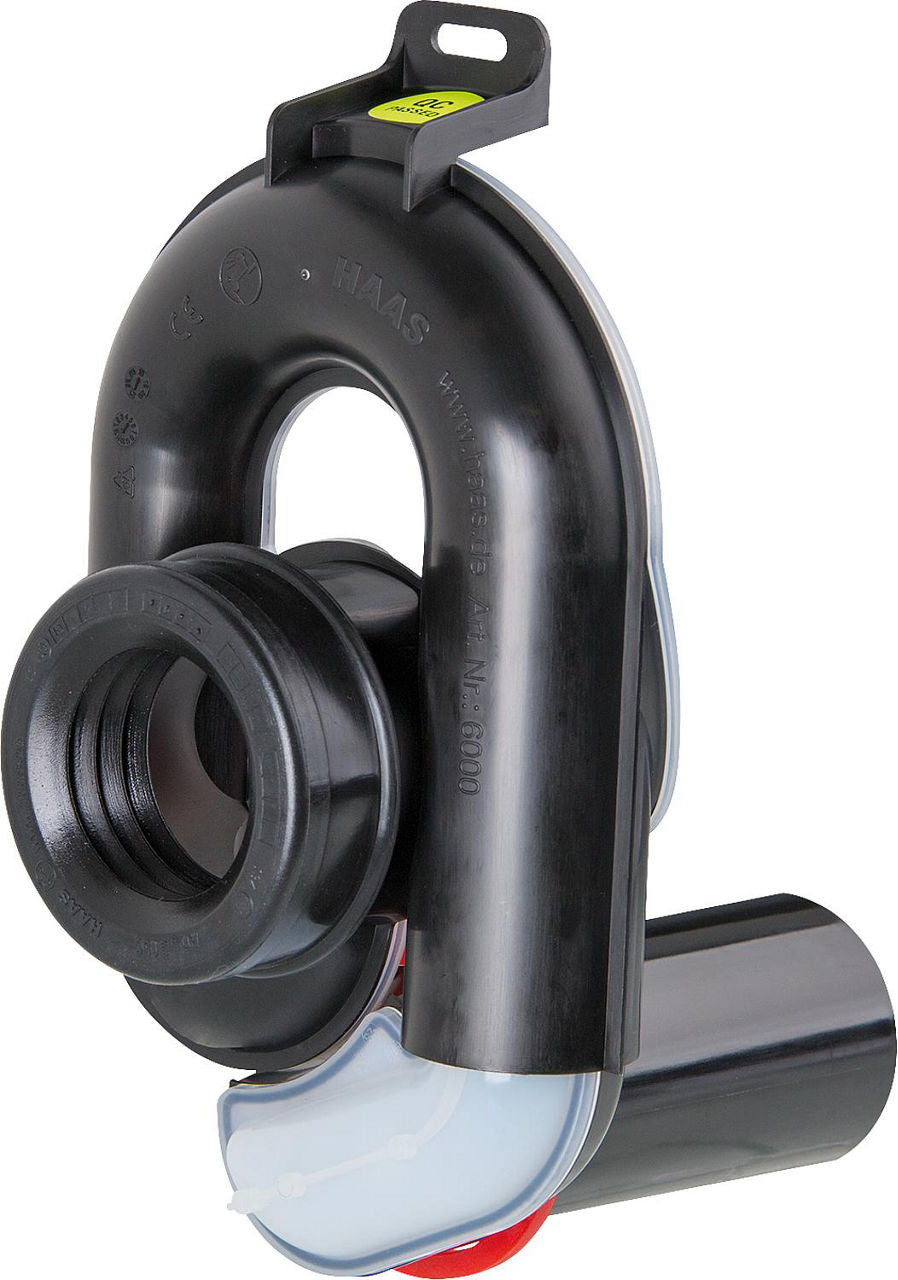 Siphon d'aspiration pour urinoir DN50 réglable en hauteur, sortie horizontale