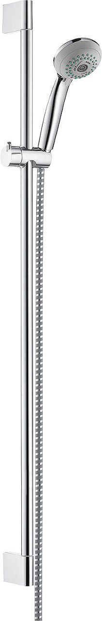 Kit de douche Hansgrohe Crometta 85 Multi/Unica Crometta 900 mm, 3 jets Ø 85 mm chrome