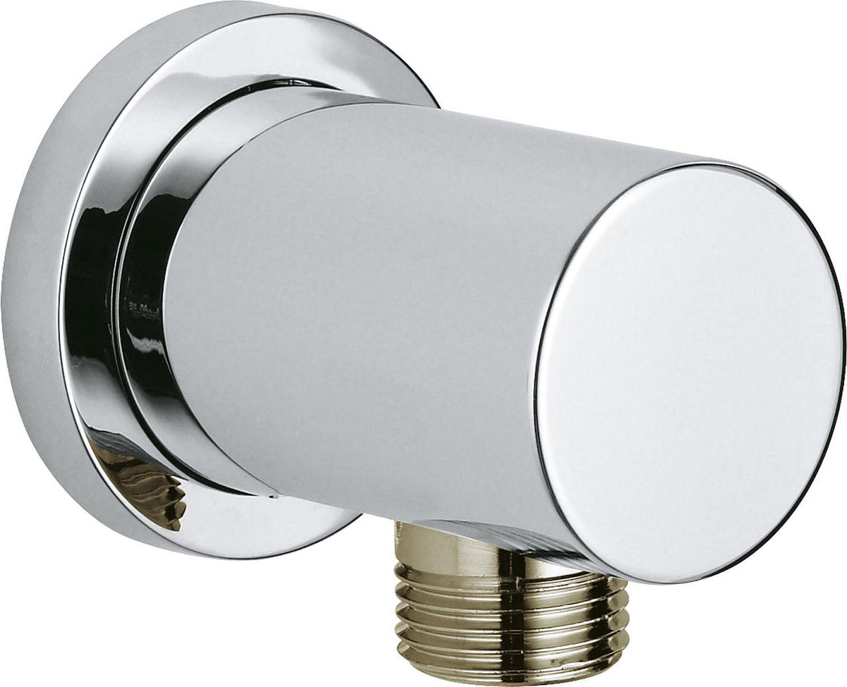 Coude de raccordement mural Grohe Rainshower DN15 Lineare avec rosace ronde chrome