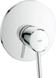 Mitigeur douche encastré Grohe Concetto rosace Ø 161 mm chromé