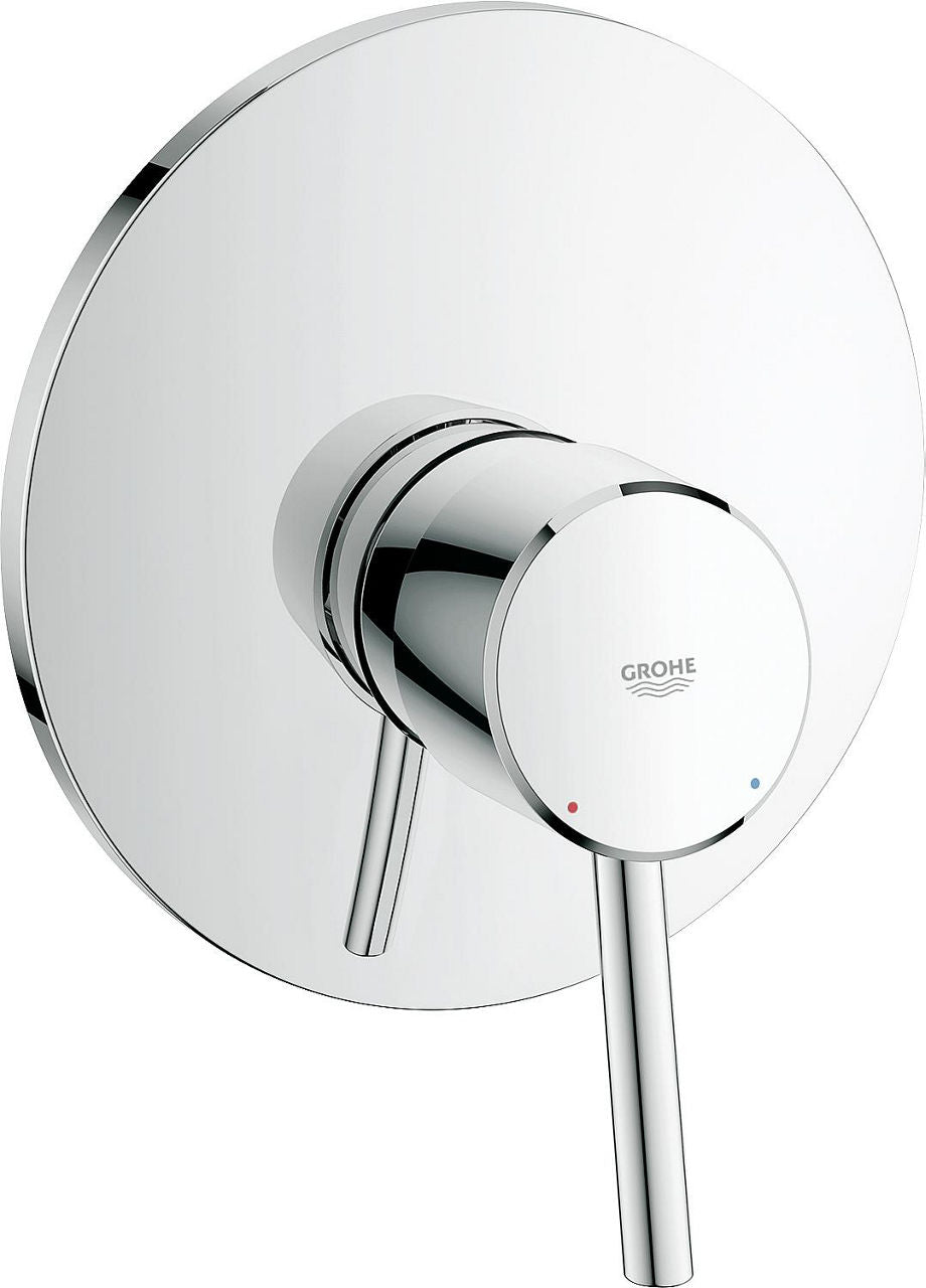 Mitigeur douche encastré Grohe Concetto rosace Ø 161 mm chromé