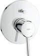 Mitigeur bain/douche encastré Grohe Concetto rosace Ø 158 mm chromé