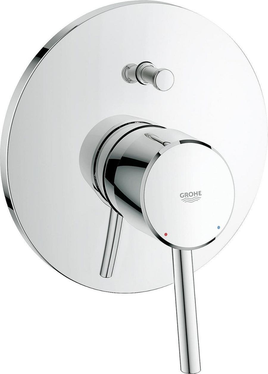 Mitigeur bain/douche encastré Grohe Concetto rosace Ø 158 mm chromé