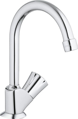 Robinet sur colonne Grohe Costa saillie 136 mm chromé
