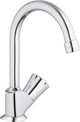 Robinet sur colonne Grohe Costa saillie 136 mm chromé