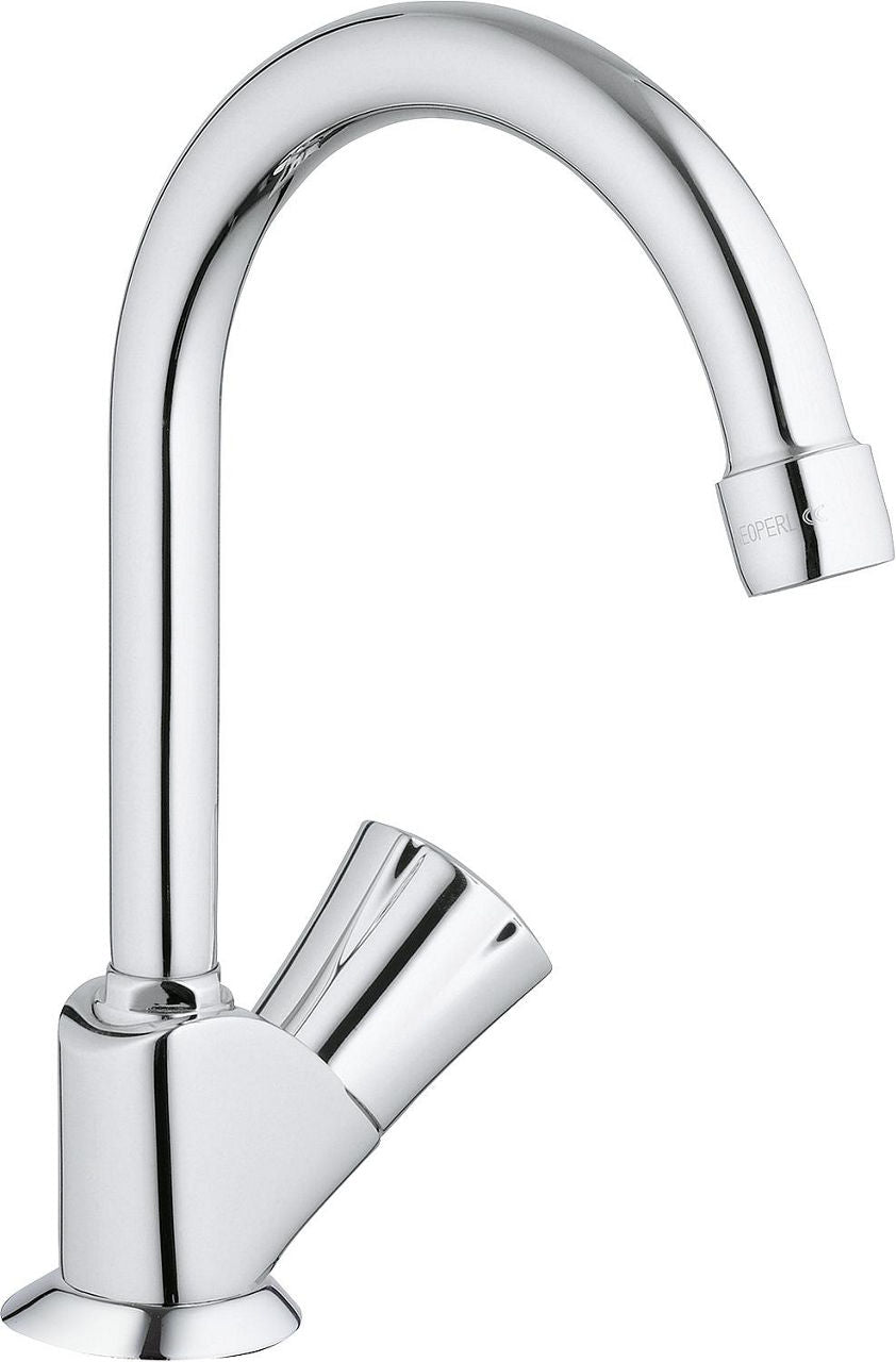 Robinet sur colonne Grohe Costa saillie 136 mm chromé