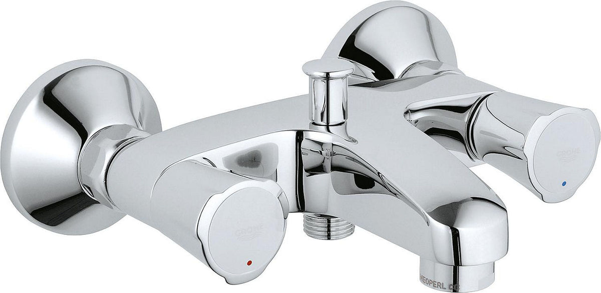 Mitigeur bain/douche 2 poignées apparent Grohe Costa saillie 144 mm chromé