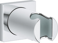 Support de douche mural Grohe Rainshower avec rosace carrée chrome