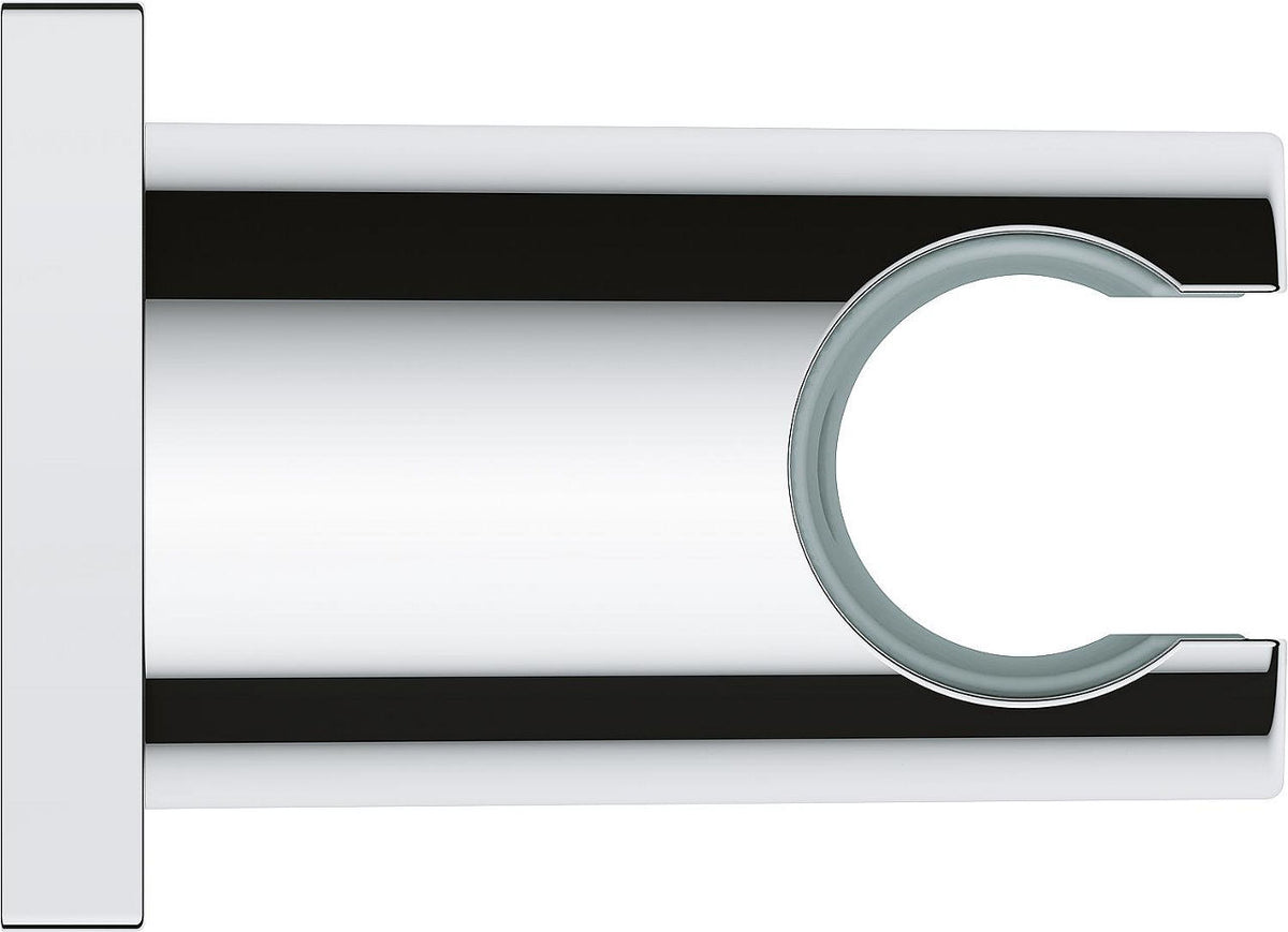Support de douche mural Grohe Rainshower avec rosace carrée chrome