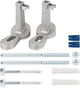 Équerre murale Grohe Rapid SL pour montage sur mur porteur - lot de 2 pièces