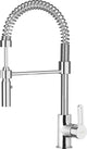 Mitigeur d'évier Enzan douchette extractible saillie 215 mm chromé