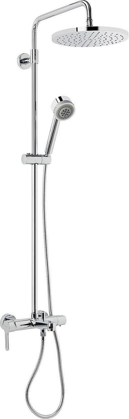 Colonne de douche Enzan avec mitigeur bain douchette et pomme Ø 250 mm chrome