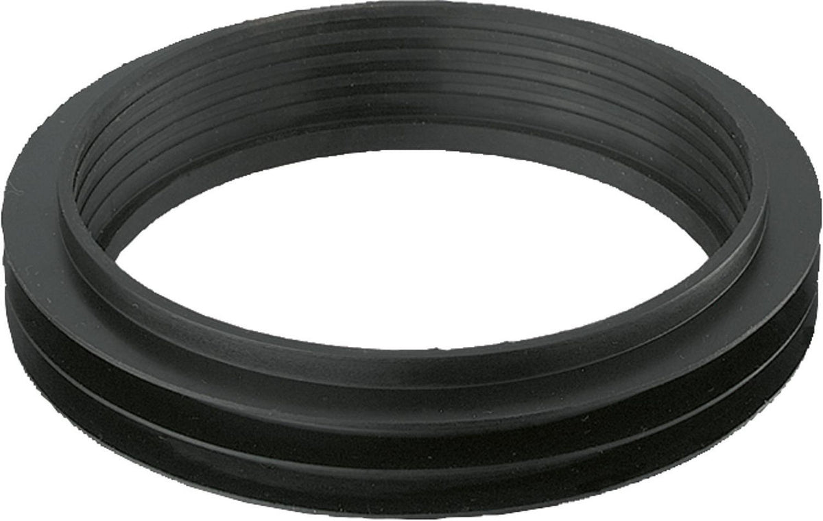 Joint en caoutchouc noir pour raccord WC 93 125 32, Ø 110 mm