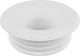 Clear rubber flush pipe connector for 28/32mm pressurised flush pipes connector=48mm