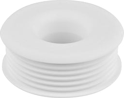 Raccord de tube de chasse en caoutchouc clair pour WC Euro Ø 28/32 mm raccord = 55-58 mm/sans rosace