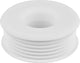Raccord de tube de chasse en caoutchouc clair pour WC Euro Ø 28/32 mm raccord = 55-58 mm/sans rosace